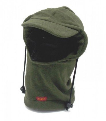 Passamontagna Benisport in pile verde