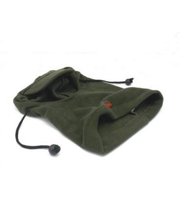 Passamontagna Benisport in pile verde