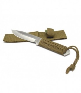 Coltello Albainox con manico rivestito di corda