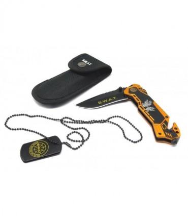 Coltello Albainox SWAT da soccorso con fodero