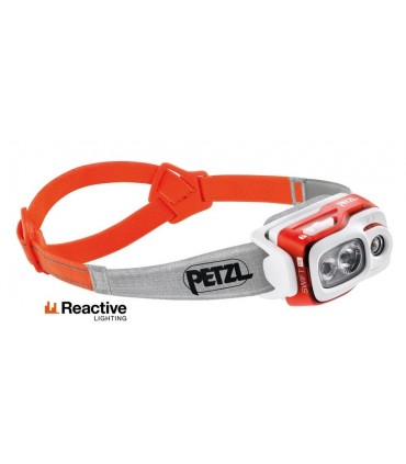 Torcia Petzl frontale Swift RL 900 lumes ricaricabile da speologo