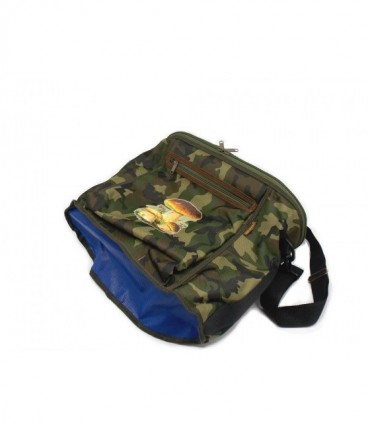 Borsa tracolla Delfiero semirigida pieghevole per funghi