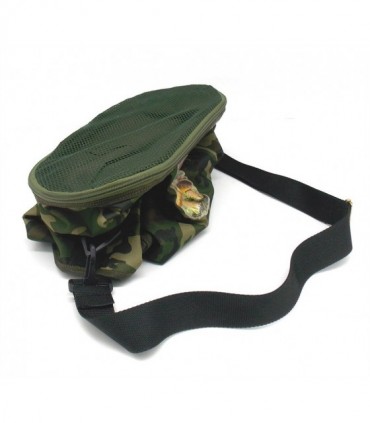 Borsa tracolla Delfiero semirigida pieghevole per funghi