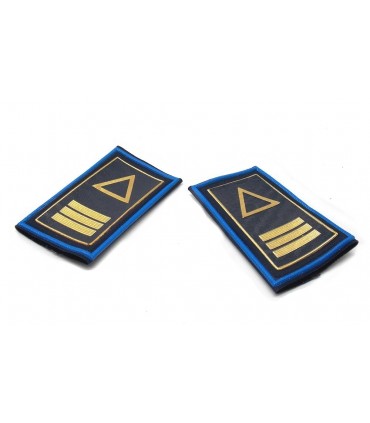 Tubolari ispettore principale di Polizia Municipale con riquadro