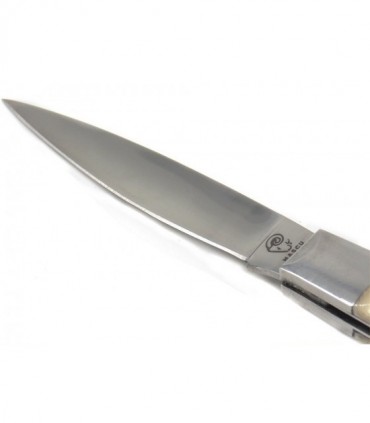 Coltello Mascu pattada manico corno lama 10 cm