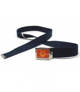 Cintura Vega Banda Musicale in tela blu 2V7B