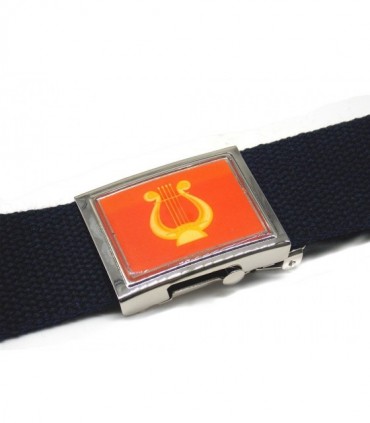 Cintura Vega Banda Musicale in tela blu 2V7B