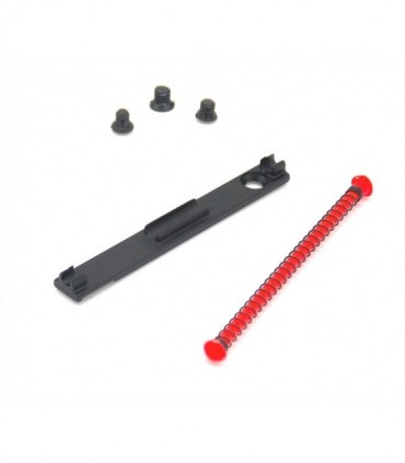 Mirino Super Big Dot per fucile a fibra ottica LPA con vite ed adesivo