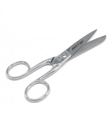 Forbici Due Cigni inox cromato da lavoro 16,5 cm