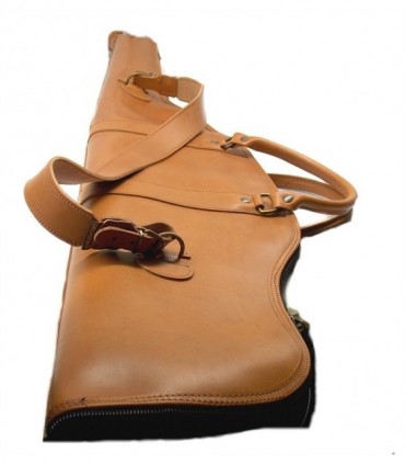 Fodero Delfiero in pelle di vitello per carabina 123 cm con bretella