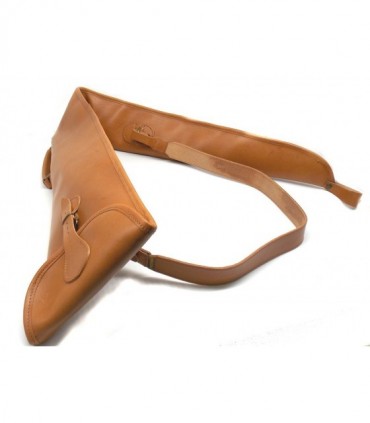 Fodero Delfiero in pelle di vitello per fucile con bretella