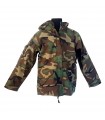 Giubbotto PARKA VEGETATO ITALIANO impermeabile e traspirante per uso militare Esercito o all'aperto