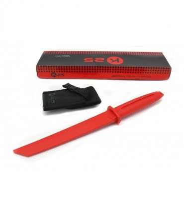 Coltello K25 Tanto da allenamento rosso