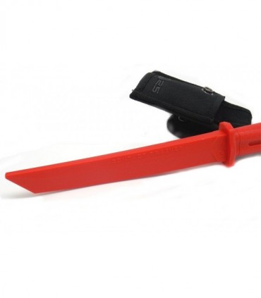 Coltello K25 Tanto da allenamento rosso