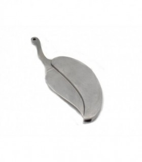 Coltello foglia in acciaio lama 6 cm