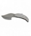 Coltello foglia in acciaio lama 6 cm