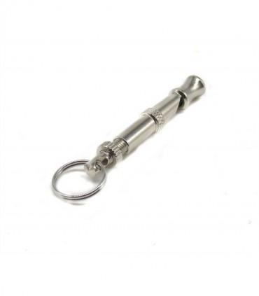 Fischietto ultrasuoni in metallo per cane