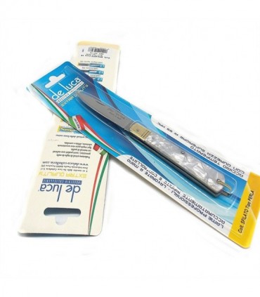 Coltello De Luca siciliano sfilato 17 cm manico tipo perla