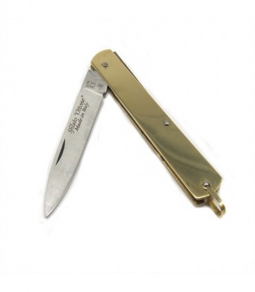 Coltello De Luca siciliano 17 cm manico in ottone