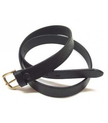 copy of 1C00 - Leather belt, solid brass buckle, h 4 cm