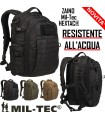 Zaino Incursore Militare Nero HEXTAC® by Miltec impermeabile sistema molle