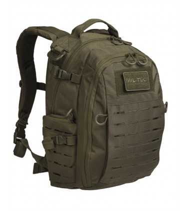 Zaino Incursore Militare Nero HEXTAC® by Miltec impermeabile sistema molle