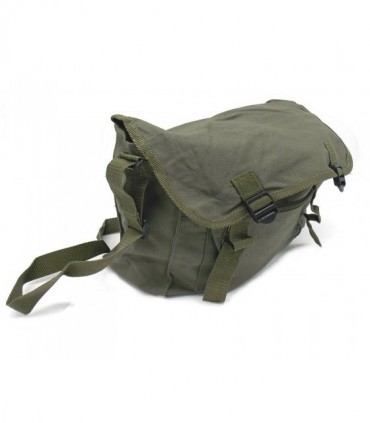 Borsa canvas Delfiero verde caccia tracolla militare