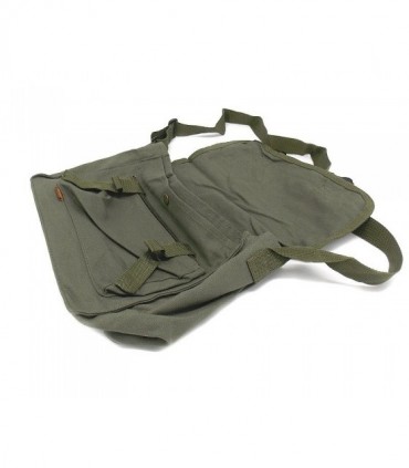 Borsa canvas Delfiero verde caccia tracolla militare