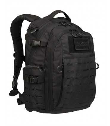 Zaino Incursore Militare Nero HEXTAC® by Miltec impermeabile sistema molle