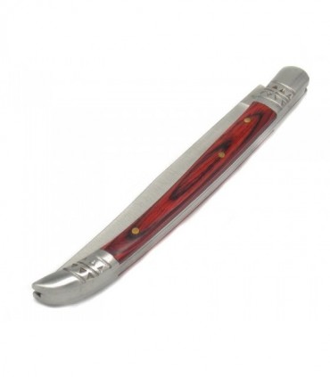 Coltello Albainox tipo stiletto con lama 7 cm con manico in legno