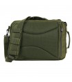 Zaino borsa a tracolla convertibile PORTA COMPUTER Verde militare Notebook MOLLE