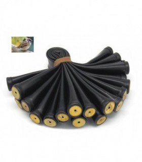 Richiamo passero in tubi di gomma a 20 voci