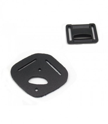 Passante set 2pz in polimero Vega per spallaccio di fondina ascellare in cordura