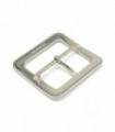 Fibbia aperta in metallo con un ardiglione per cinturone da 5 cm