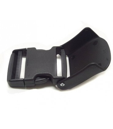 Fibbia in polimero con coprifibbia