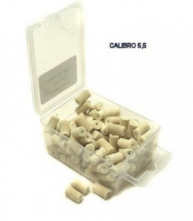 Feltrini pulizia per calibro 5.5 per carabine ad aria compressa