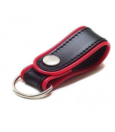 Passante Vega Holster mobile cc 1CC05 in pelle per cinturone CARABINIERI nero e rosso