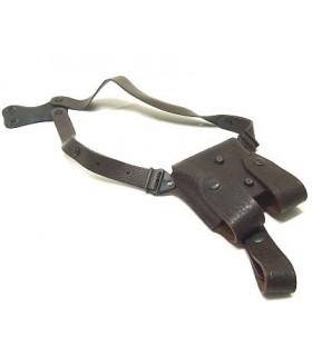 Porta caricatore doppio ascellare in pelle rugata Vega 9K03