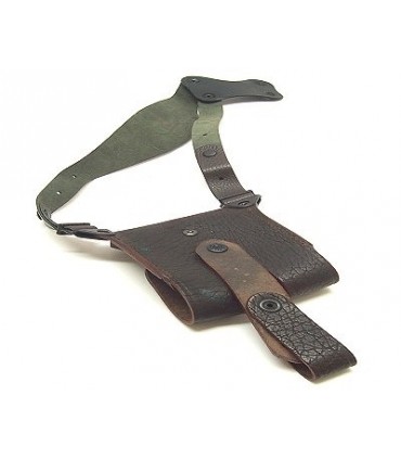 Porta caricatore doppio ascellare in pelle rugata Vega 9K03