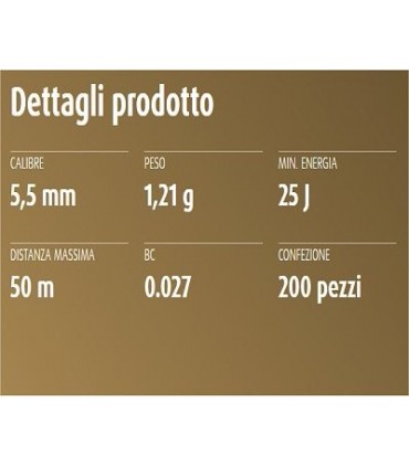 Pallini HN Baracuda Hunter Extreme per carabina calibro 5,5