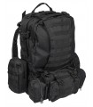 Zaino Defense Assembly Scomponibile 4 in 1 Militare modulare MilTec NERO
