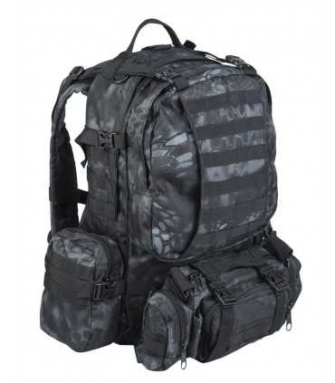 Zaino Defense Assembly Scomponibile 4 in 1 Militare modulare MilTec NERO