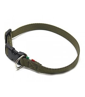 Collare nylon per cane 20X530 mm verde