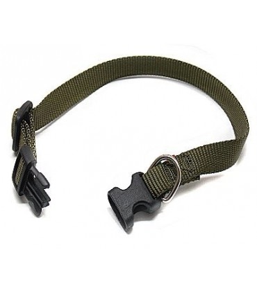Collare nylon per cane 20X530 mm verde