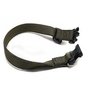 Collare nylon per cane 20X530 mm verde