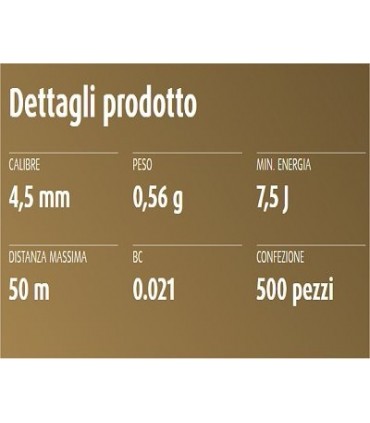 Pallini HN Field Target Trophy 4,5 per carabina aria compressa