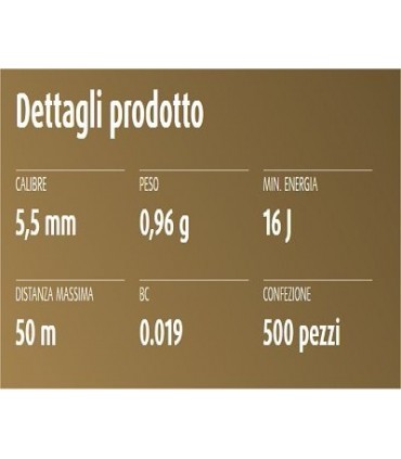 Pallini HN Field Target Trophy 5,5 per carabina aria compressa