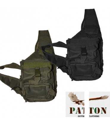 J17 - Borsa zaino a tracolla monospalla Patton in cordura marsupio porta utility