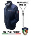 Felpa invernale POLIZIA LOCALE modello REFLEX con interno in pile