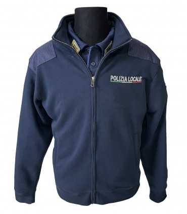Felpa invernale POLIZIA LOCALE modello REFLEX con interno in pile